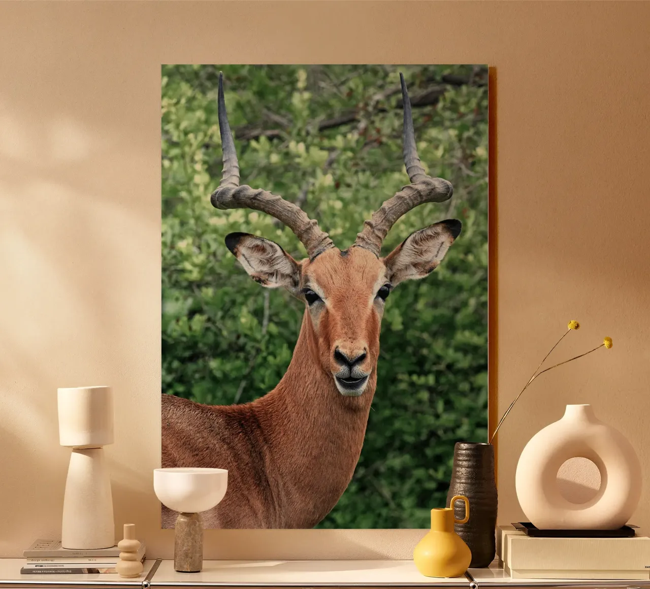 Un'impressionante antilope con corna impressionanti plexiglass da The Herringstore