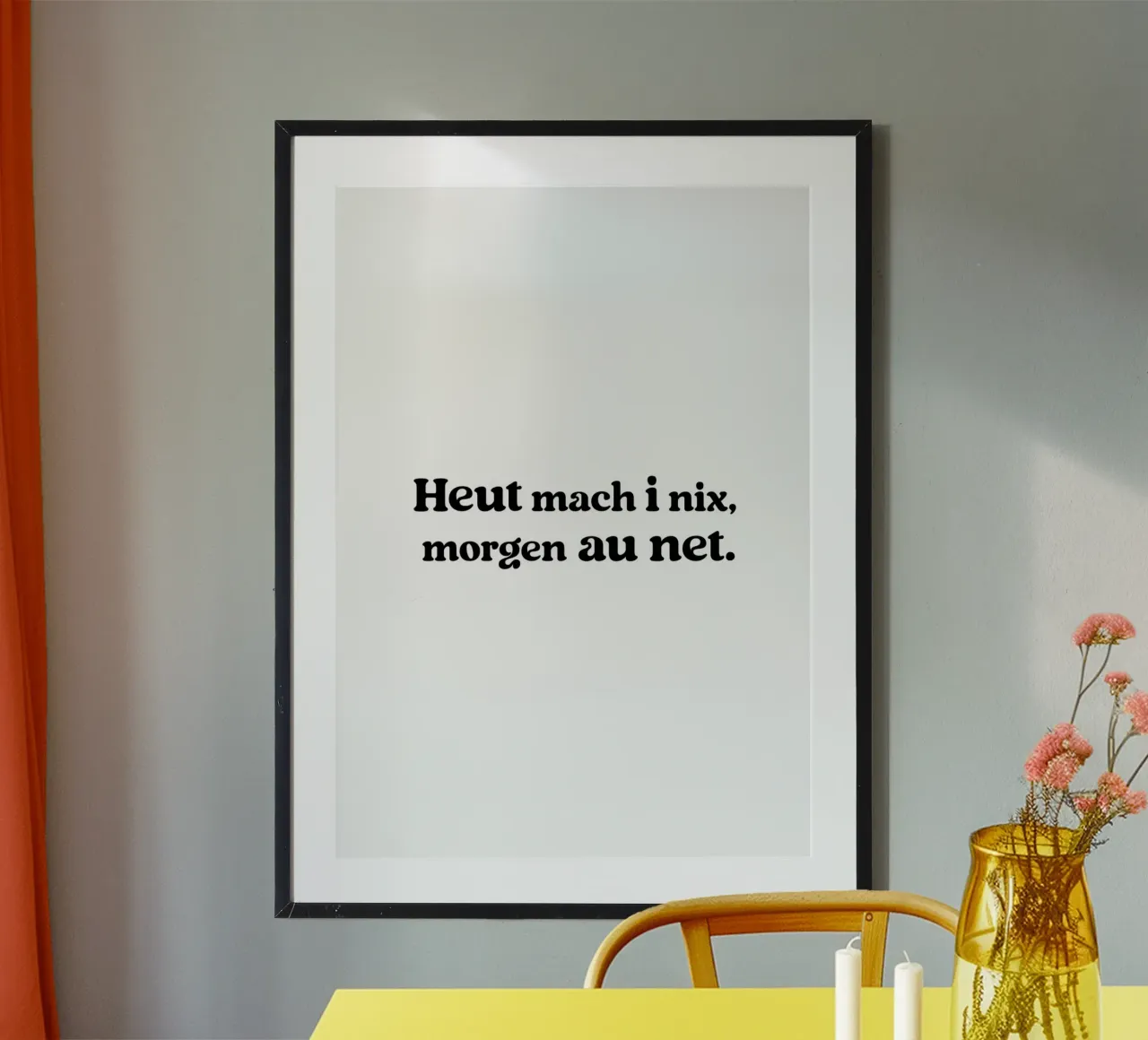 Heut mach i nix, morgen au net hahnemühle de treechild