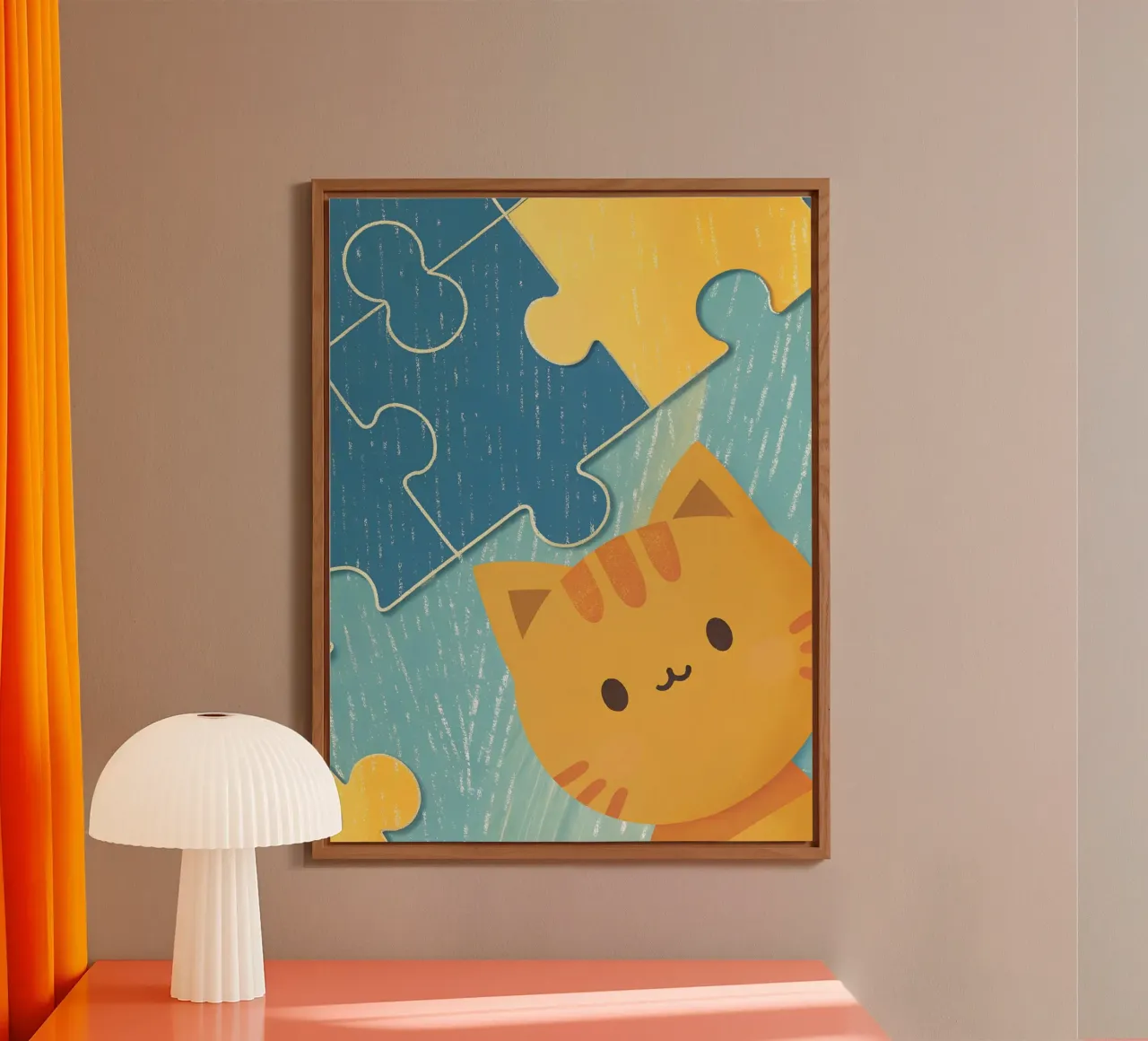 Gatti e puzzle alluminio dibond da LOYAL SHOP