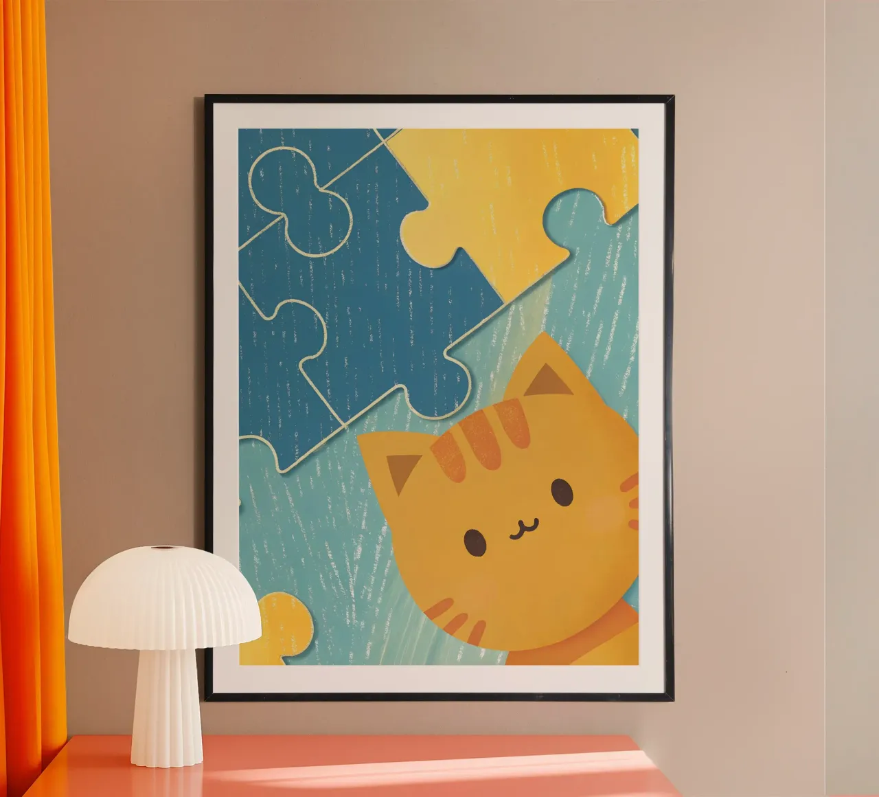 Gatti e puzzle carta hahnemühle da LOYAL SHOP