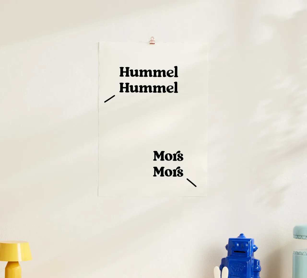 Hummel Hummel Mors Mors No 02 poster da treechild
