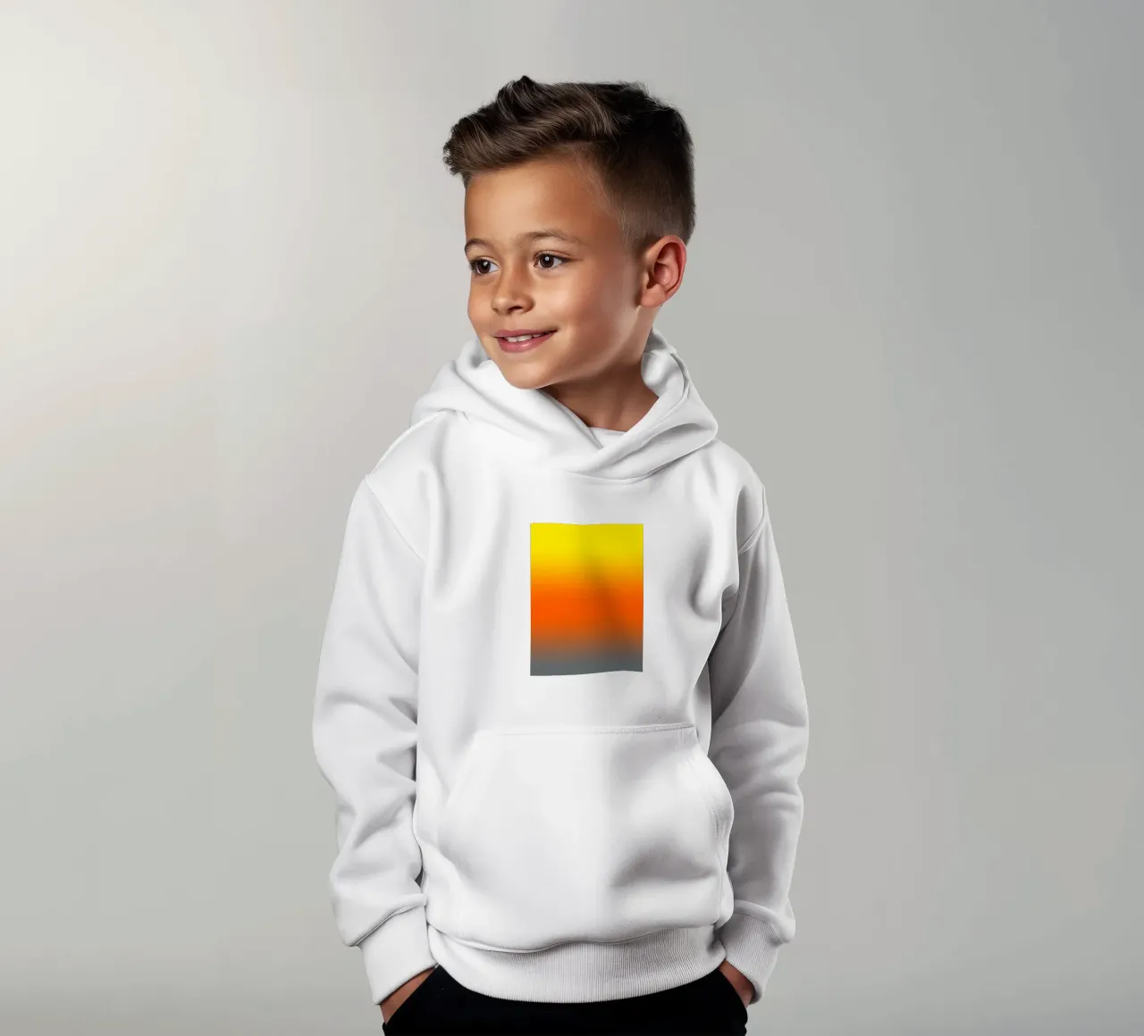 Tramonto felpa bambino con cappuccio da BenCoStyle