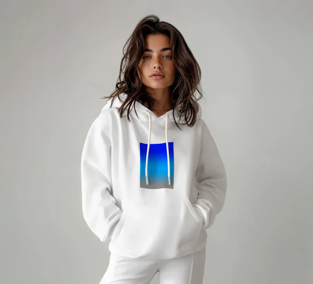 Cielo blu felpa con cappuccio da BenCoStyle
