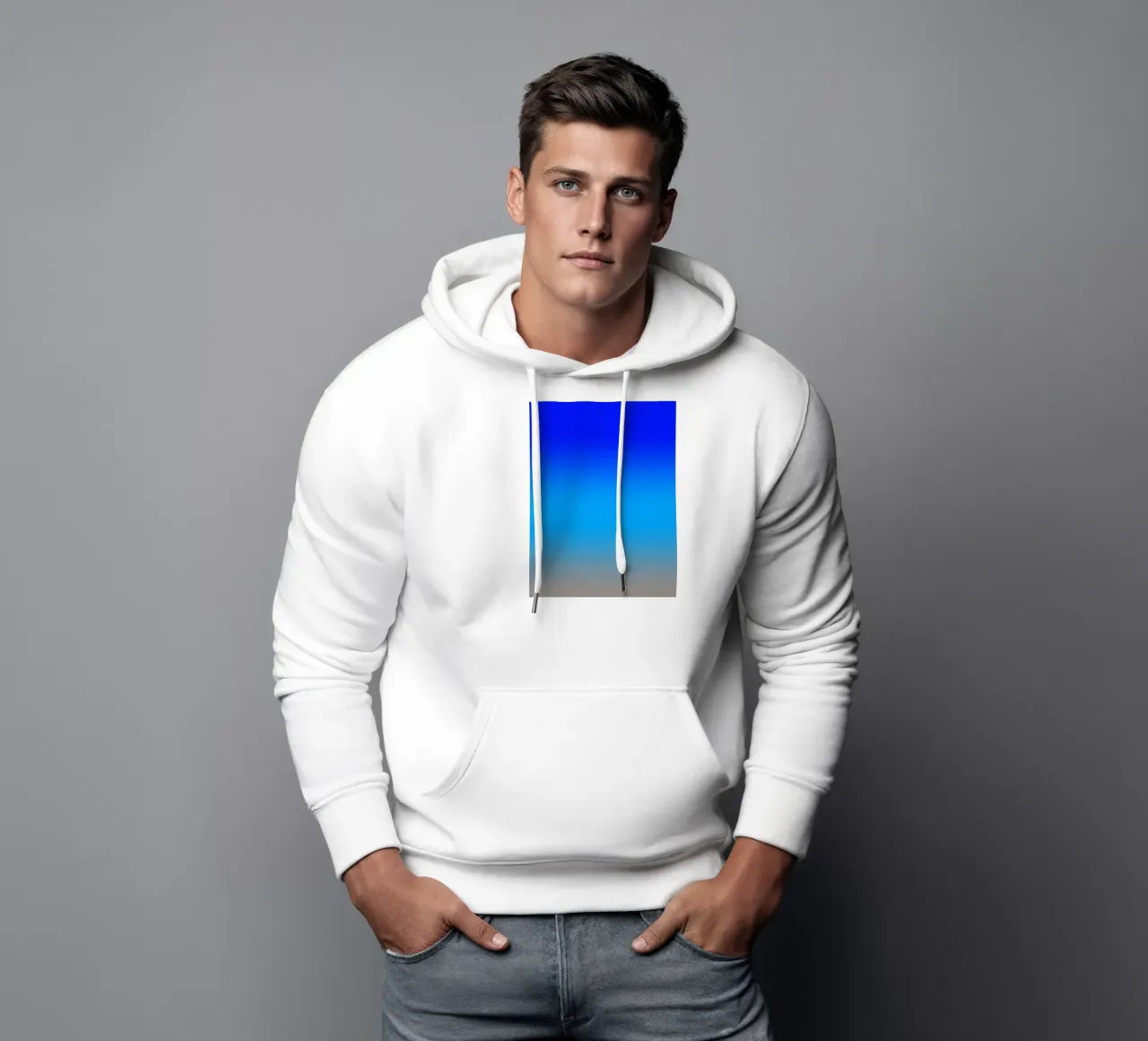 Cielo blu felpa con cappuccio da BenCoStyle