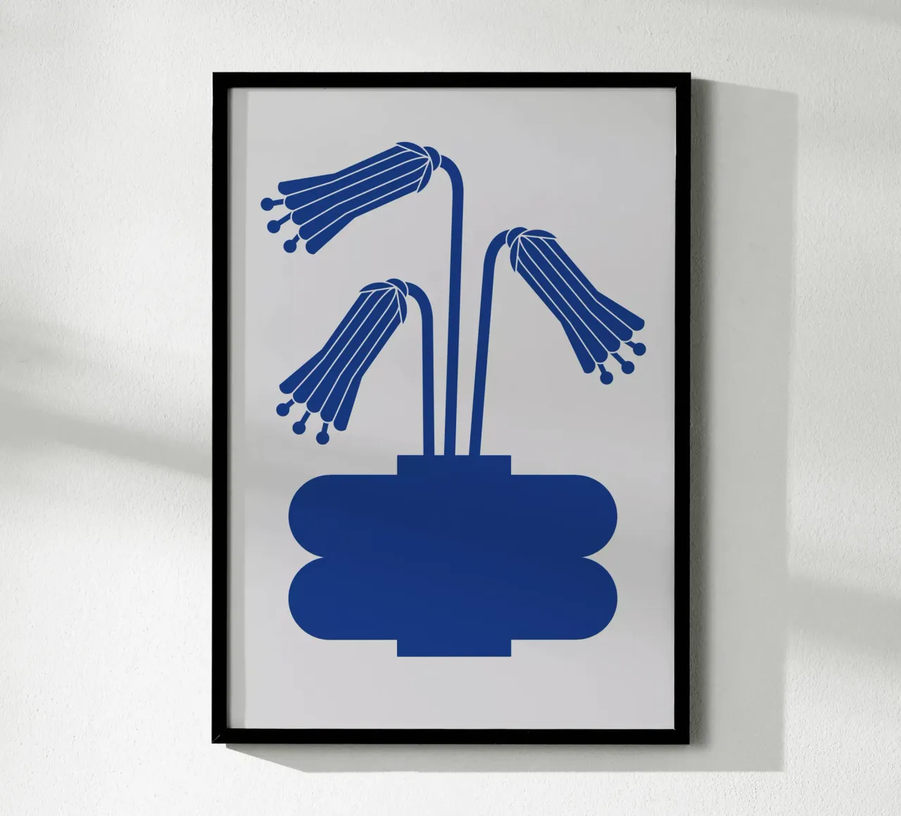 Blue vase no: 6 poster con telaio in plastica da Lidia Blomgren