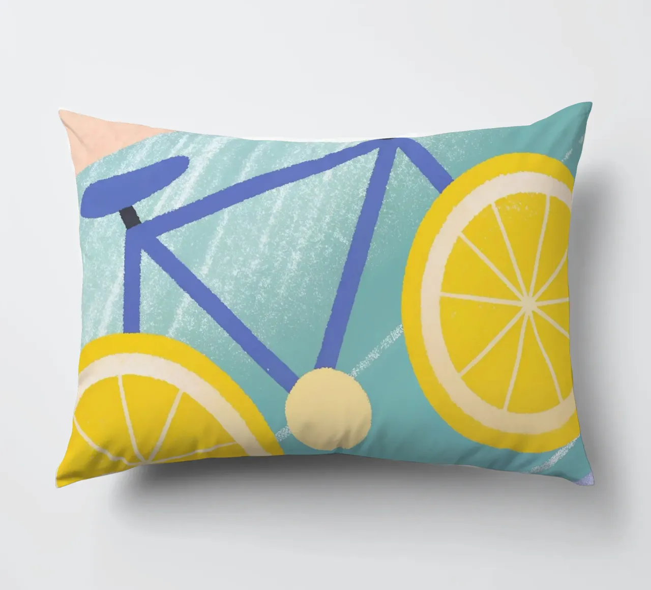 Bicicletta con ruote di limone cuscino da LOYAL SHOP