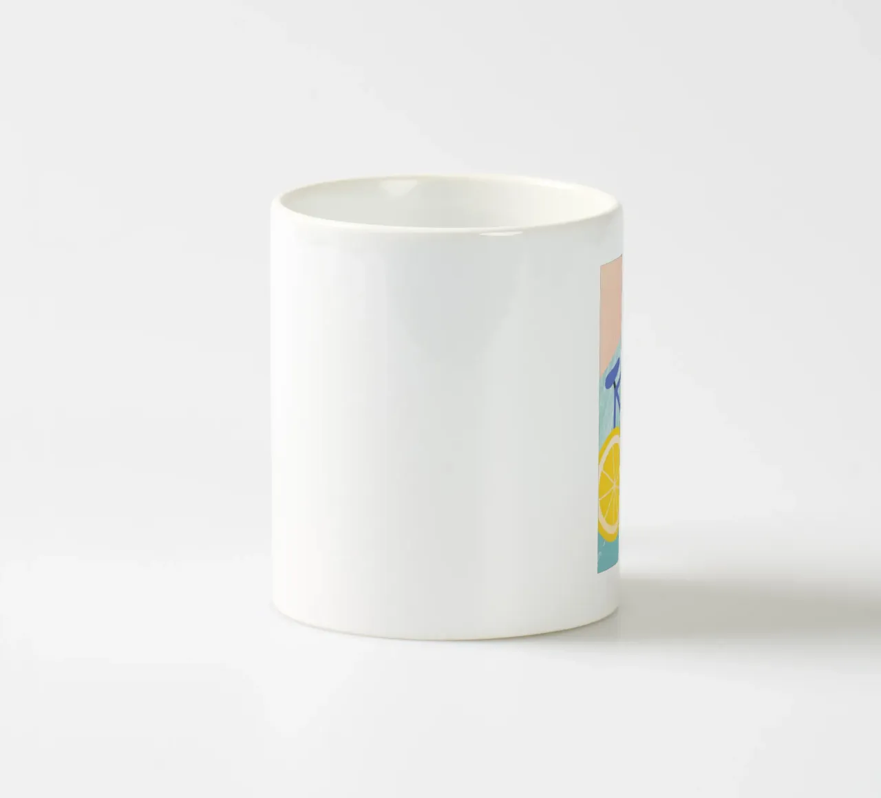 Bicicletta con ruote di limone tazza in ceramica da LOYAL SHOP