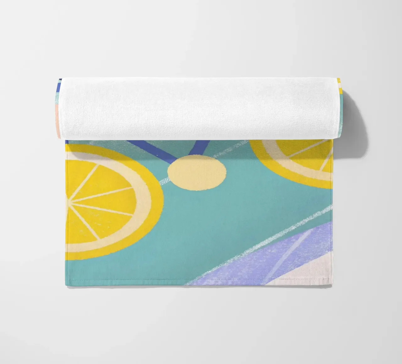 Bicicletta con ruote di limone telo mare da LOYAL SHOP