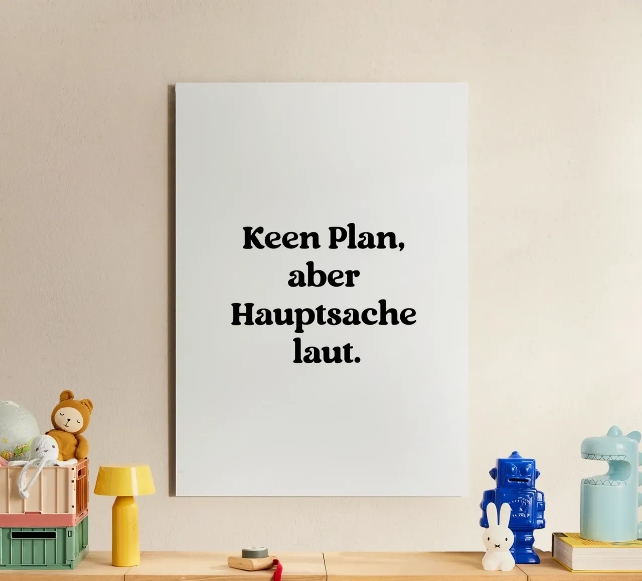 Keen Plan aber Hauptsache laut alluminio dibond da treechild