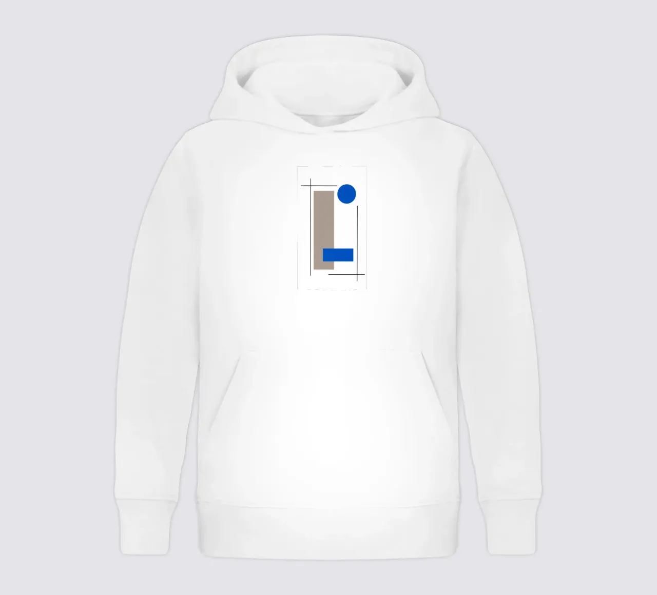 Elementi grafici felpa bambino con cappuccio da BenCoStyle