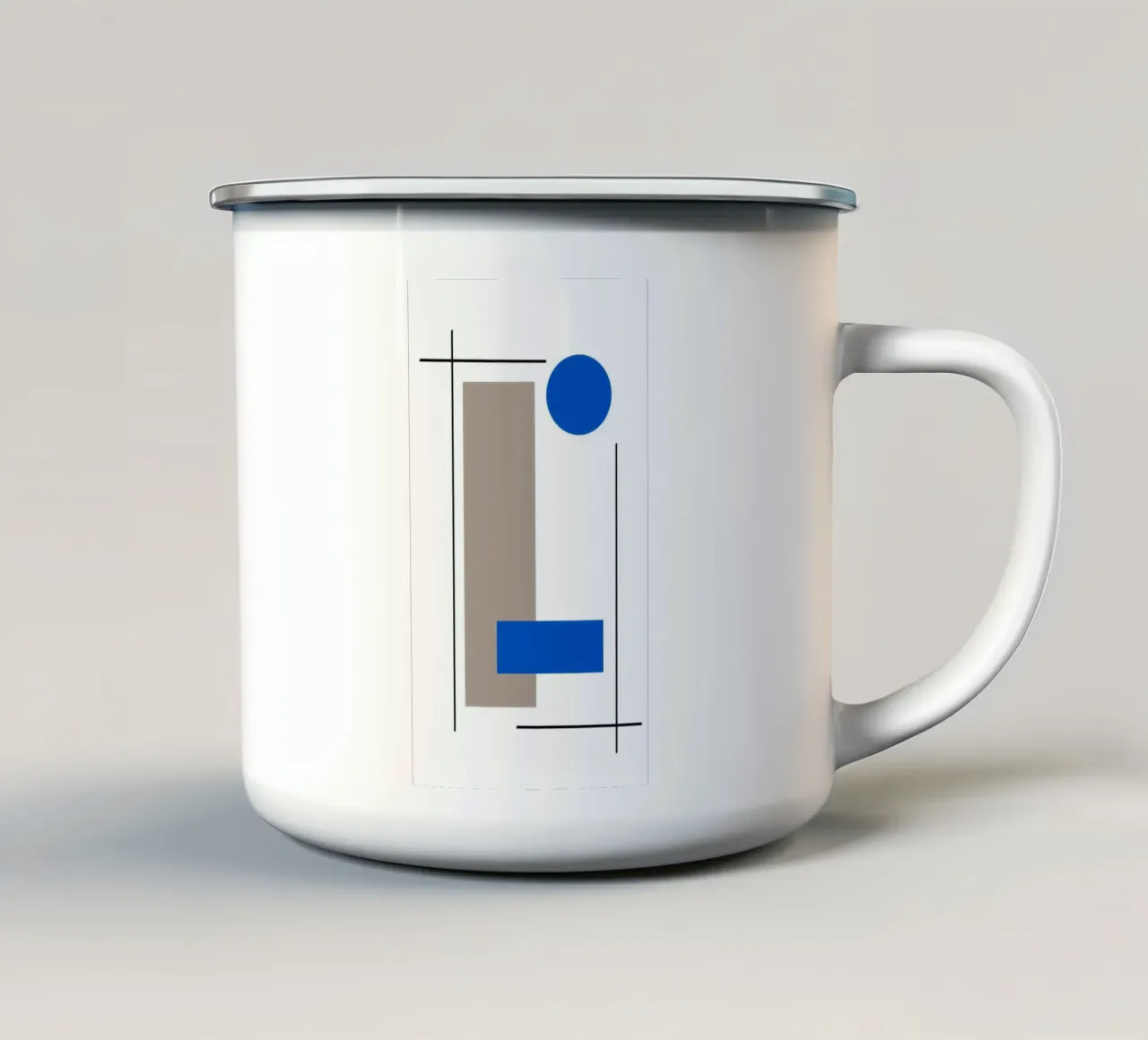 Elementi grafici tazza in smalto da BenCoStyle