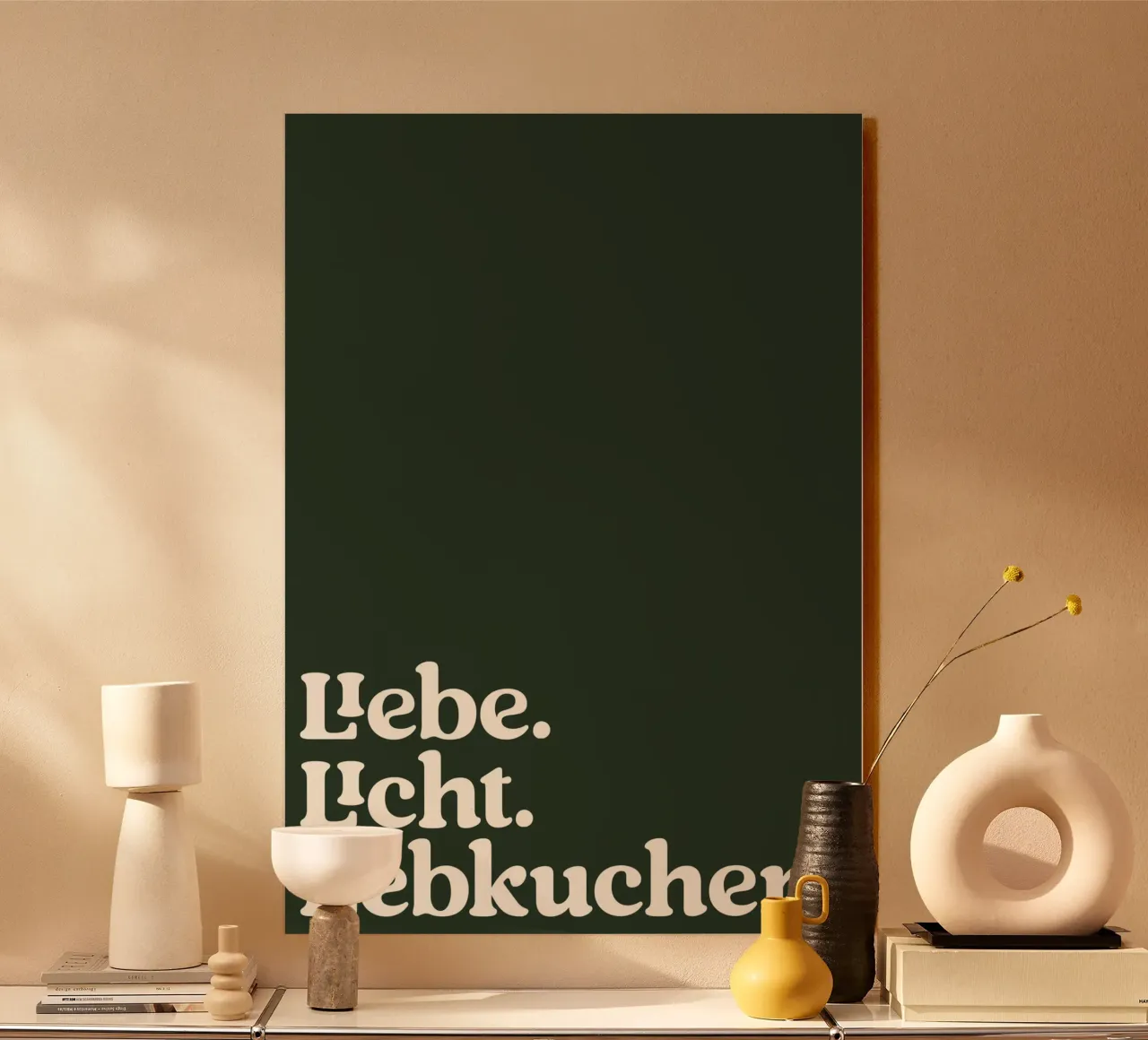 Liebe Licht Lebkuchen plexiglass da treechild