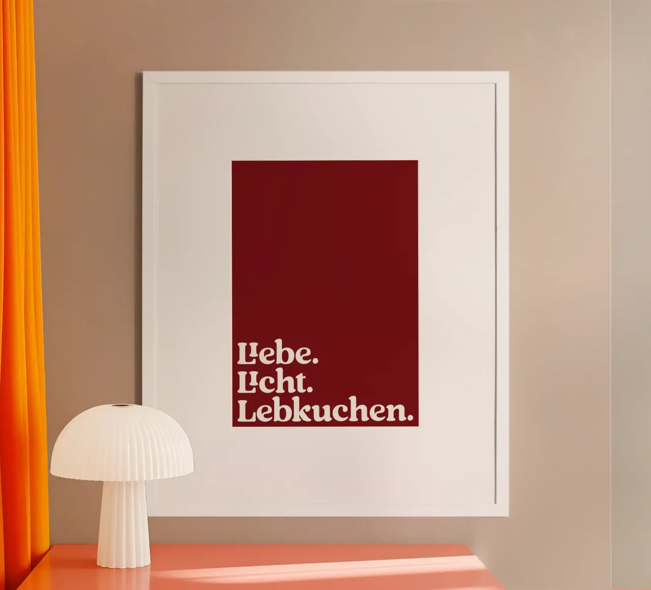 Liebe Licht Lebkuchen (Red) carta hahnemühle da treechild