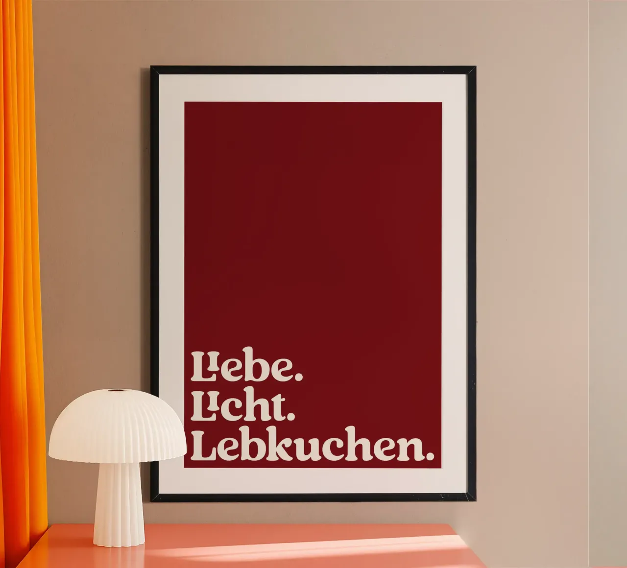 Liebe Licht Lebkuchen (Red) carta hahnemühle da treechild