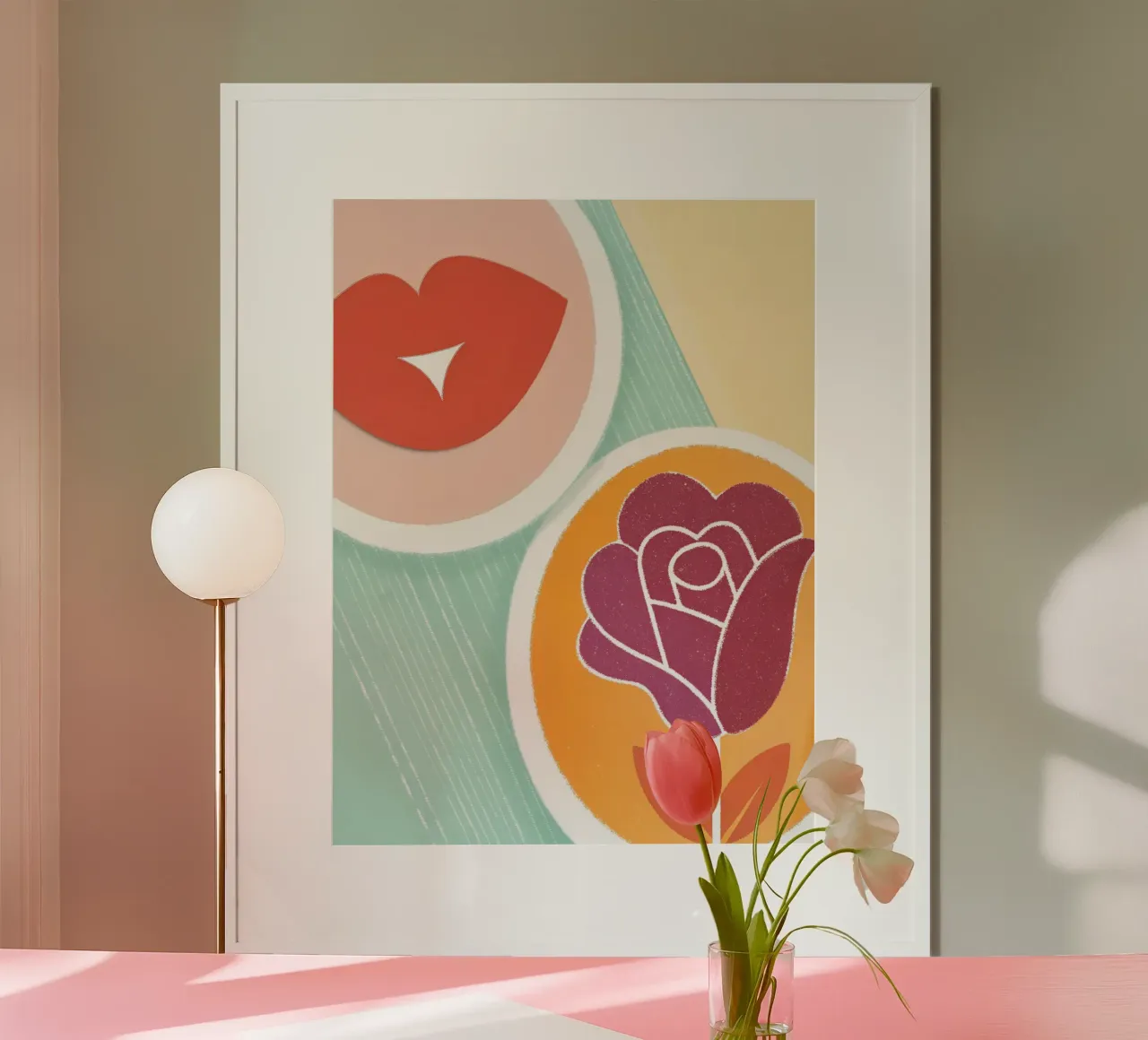 Baci e rose poster da LOYAL SHOP