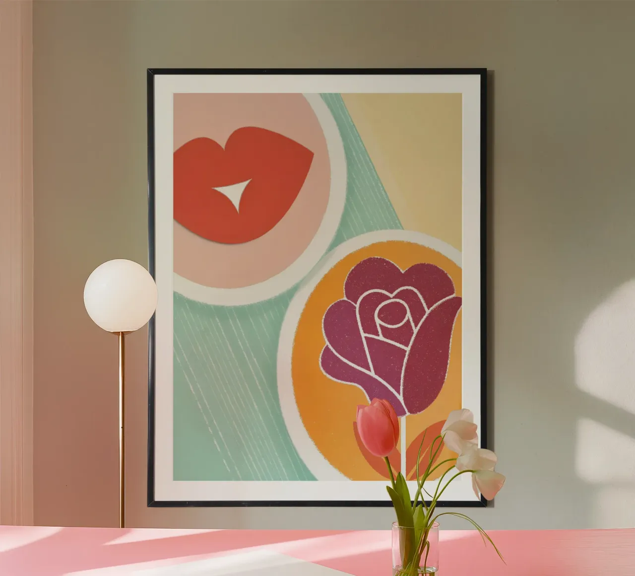 Baci e rose poster da LOYAL SHOP