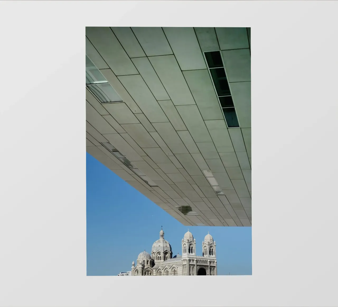 Chiesa di Marsiglia, Francia telo in pvc da art picture