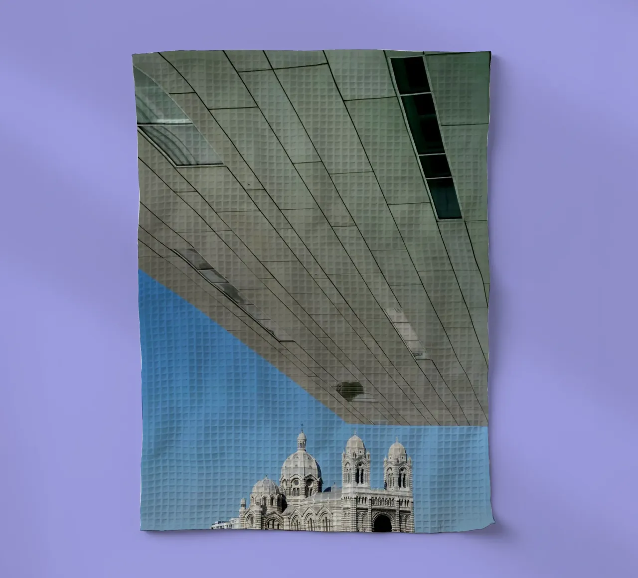 Chiesa di Marsiglia, Francia canovaccio da cucina da art picture
