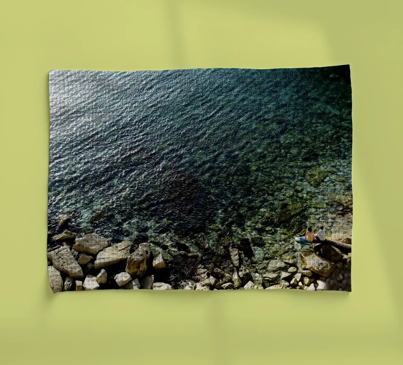 Spiaggia di pietra a Marsiglia, Francia - Provenza canovaccio da cucina da atmospheric pictures