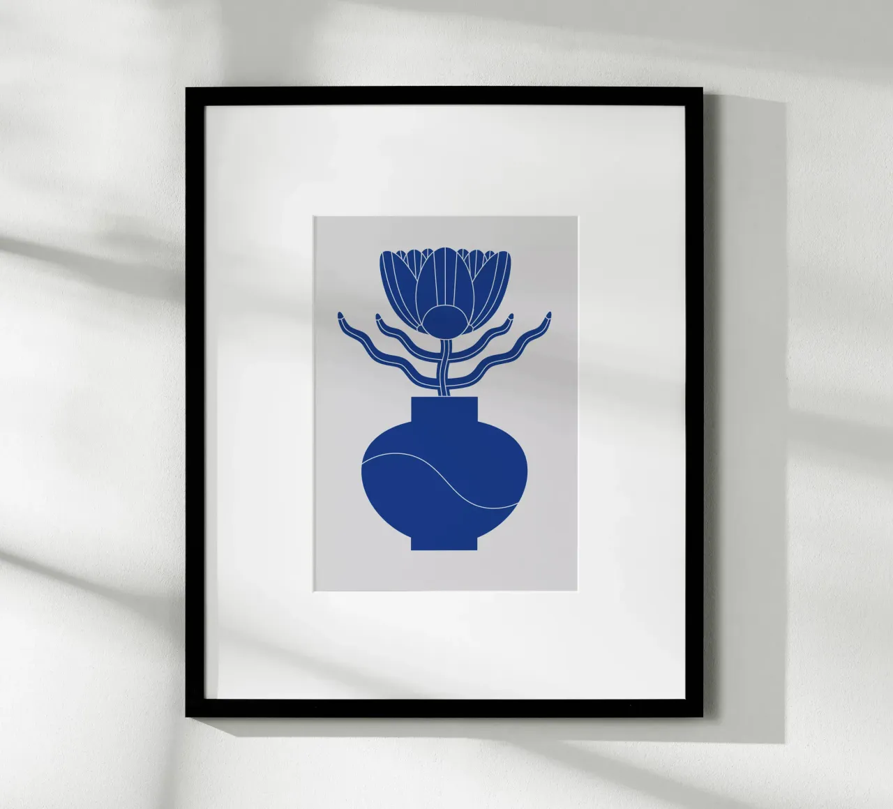 Blue vase no: 1 poster da Lidia Blomgren