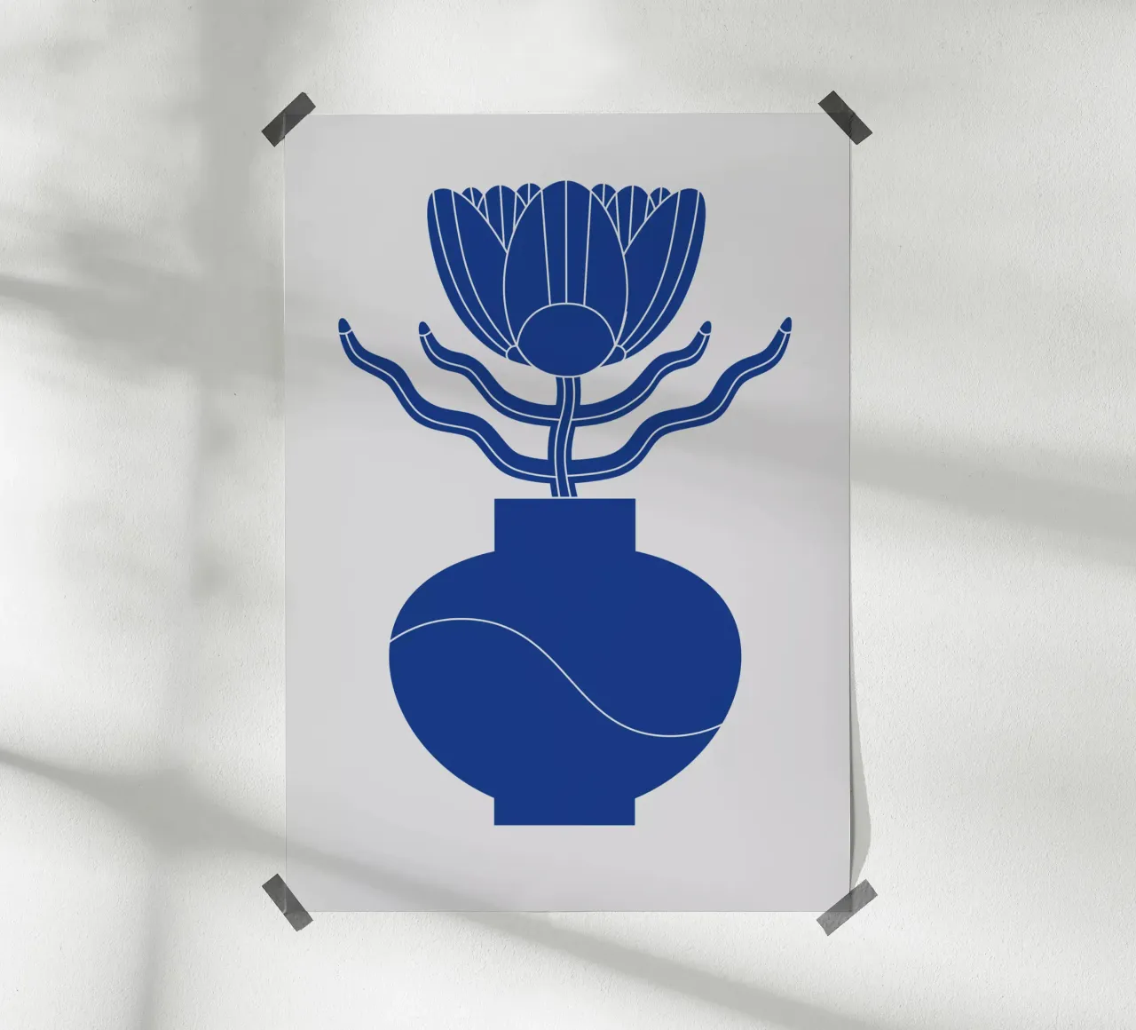 Blue vase no: 1 poster da Lidia Blomgren
