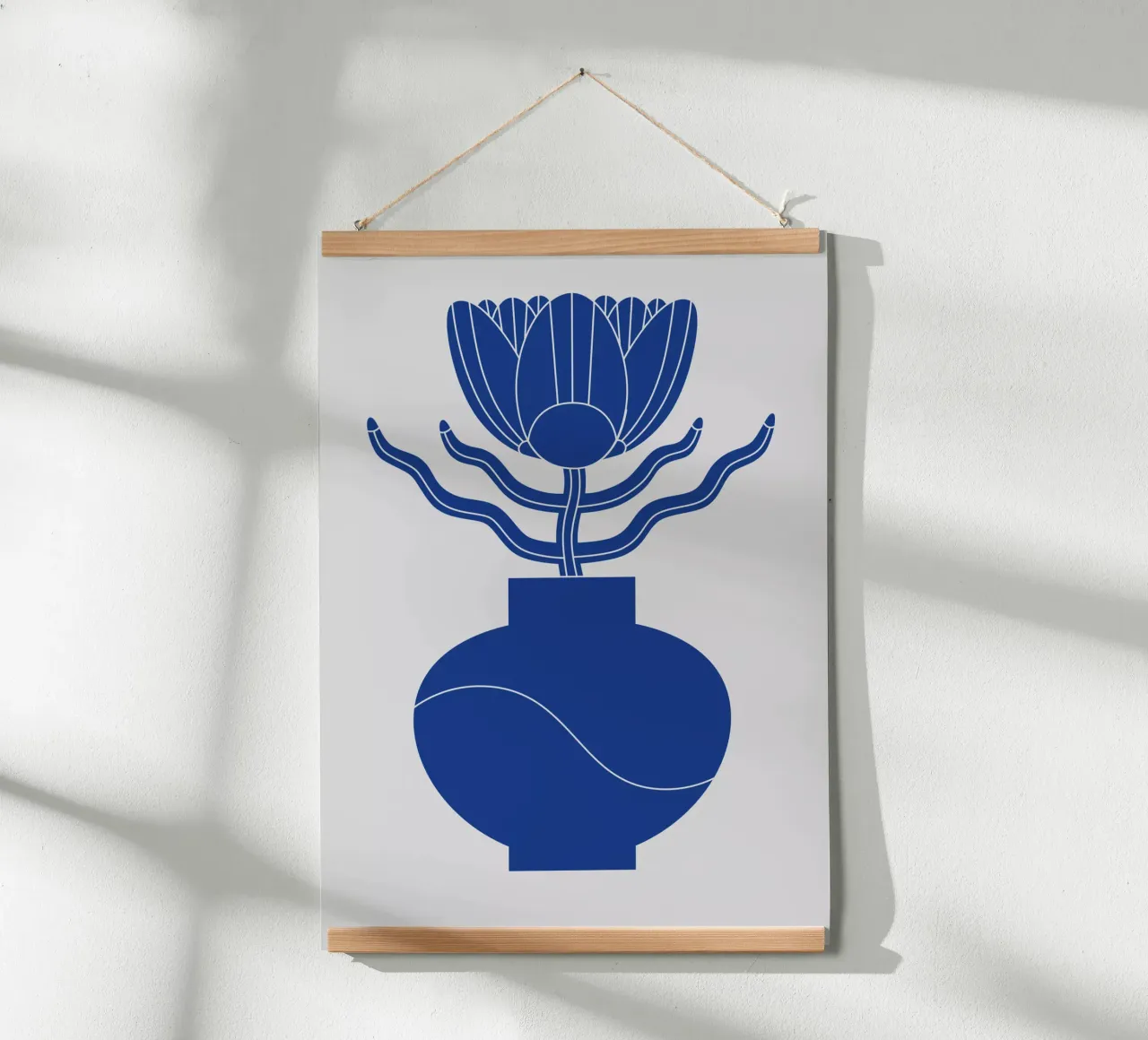 Blue vase no: 1 poster da Lidia Blomgren