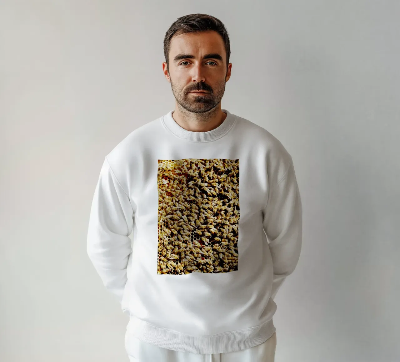 Api in favo (Alta Baviera) felpa da art picture