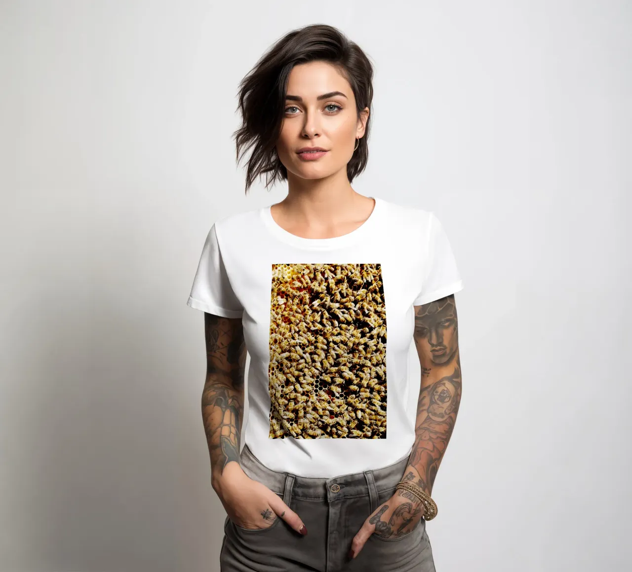 Api in favo (Alta Baviera) t-shirt da donna da art picture