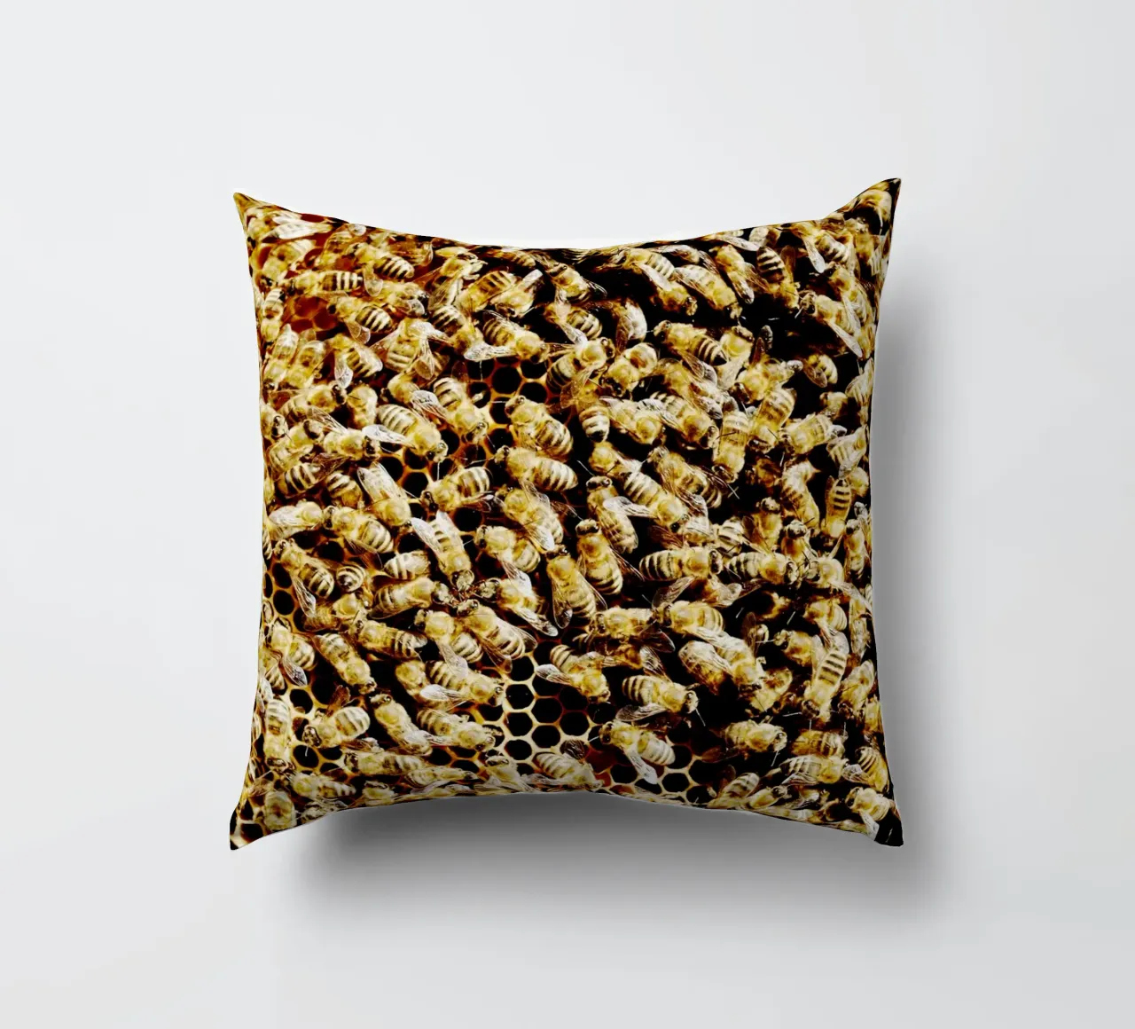 Bienen in Honigwabe (Oberbayern) Kissen von art picture