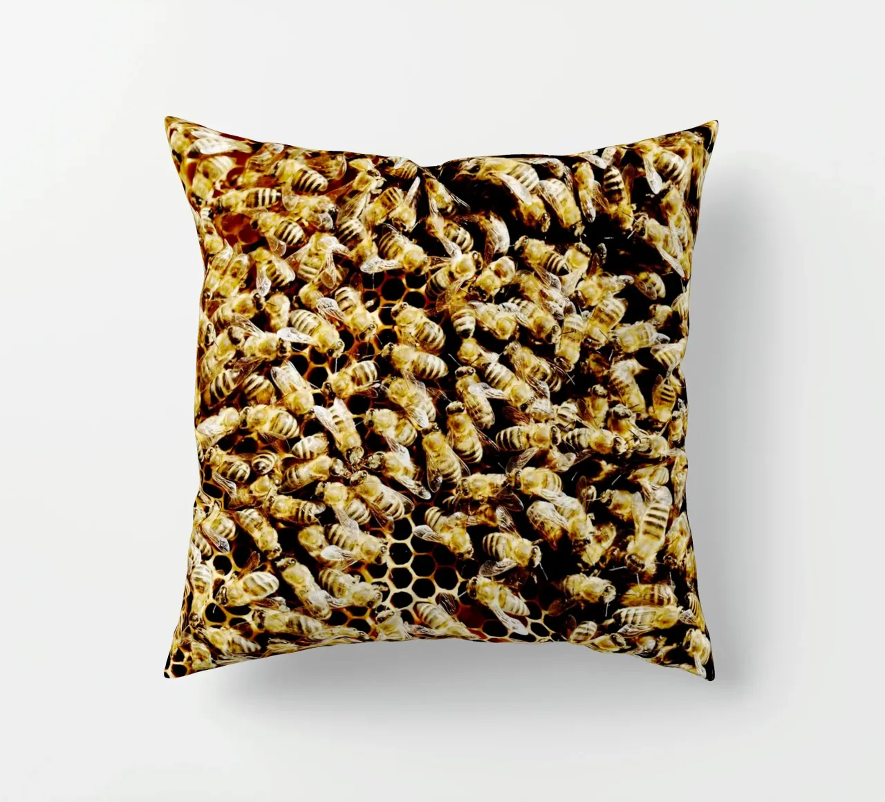 Bienen in Honigwabe (Oberbayern) Kissen von art picture