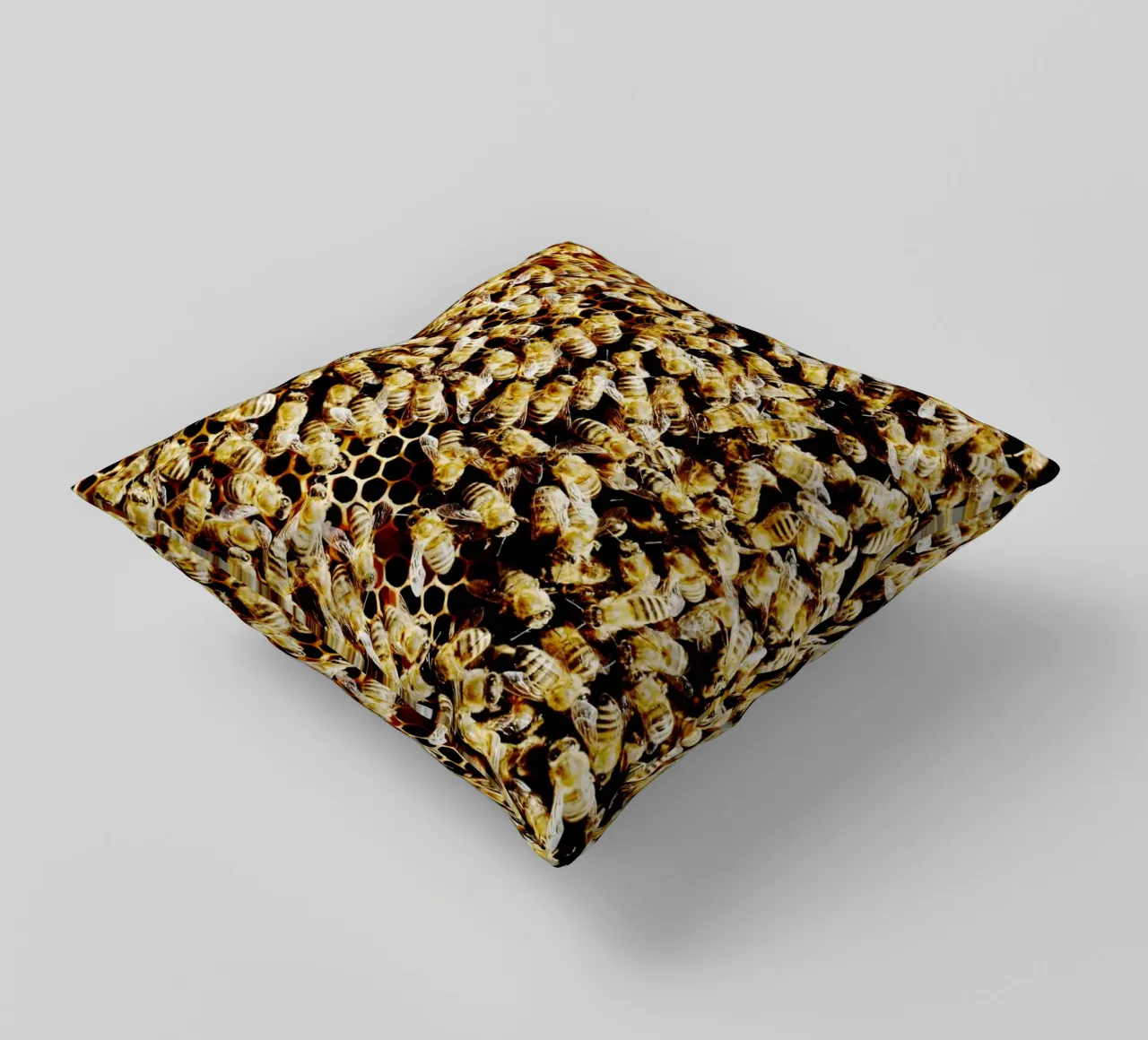 Bienen in Honigwabe (Oberbayern) Kissen von art picture