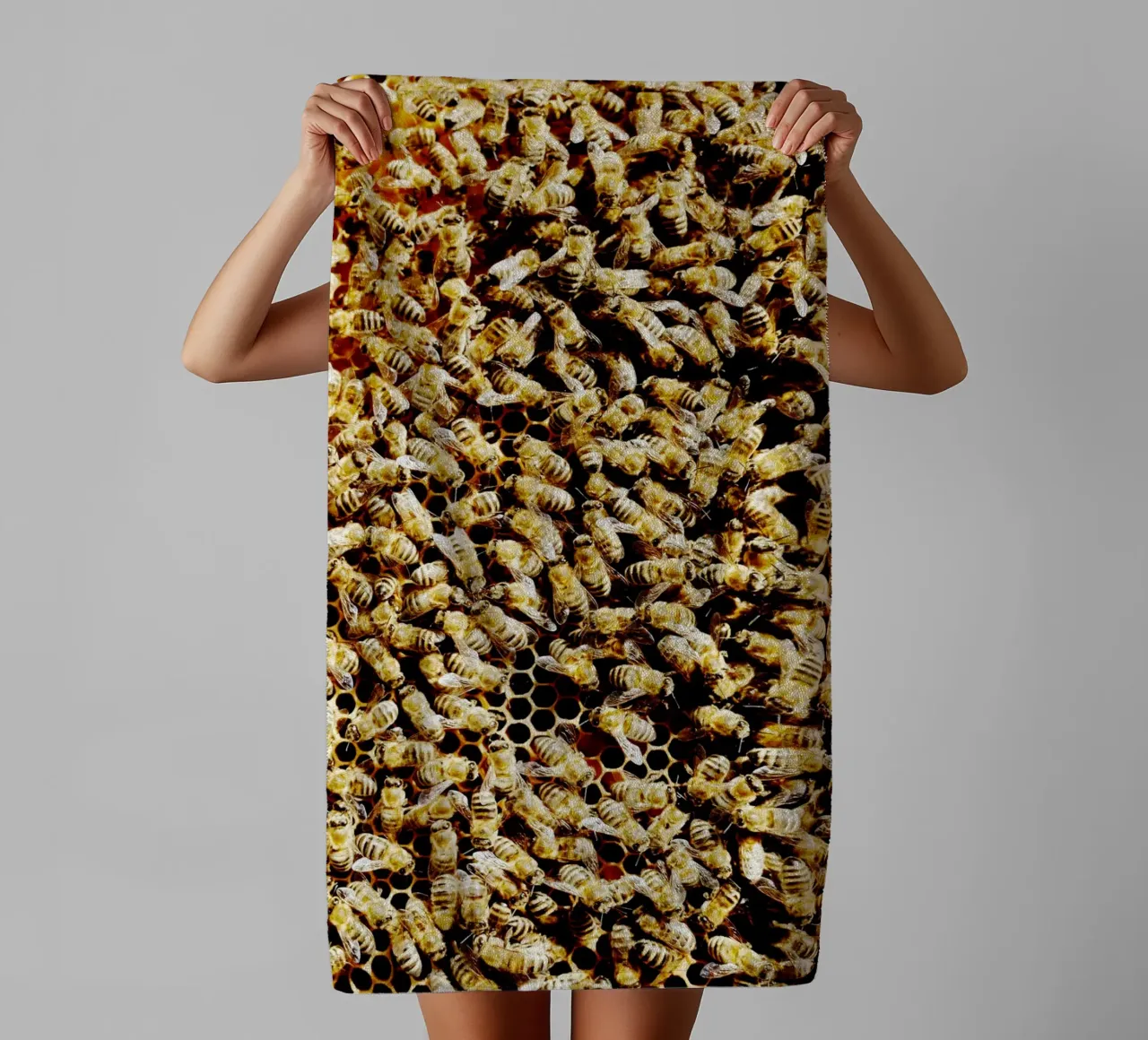 Bienen in Honigwabe (Oberbayern) Handtuch von art picture