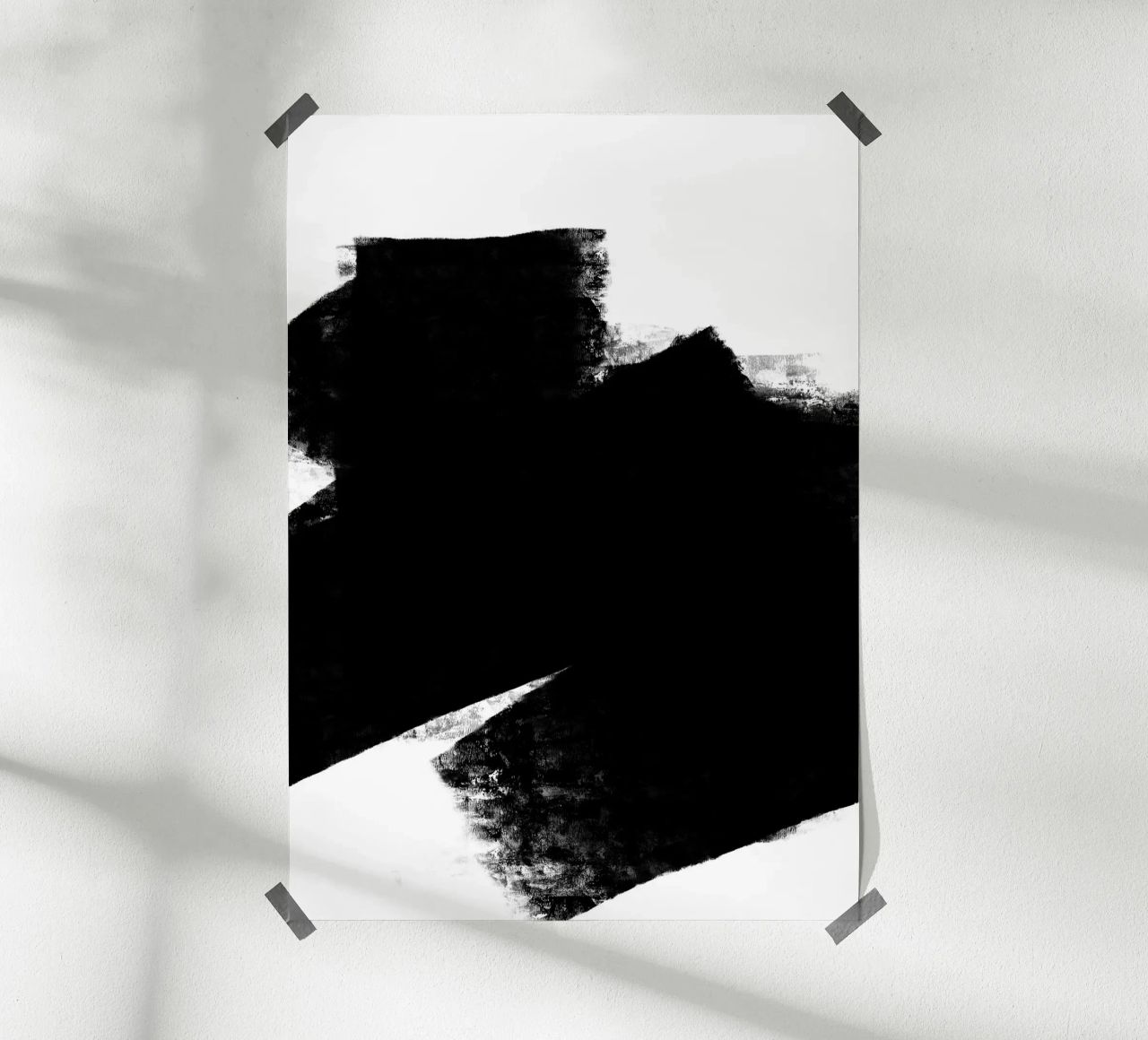 Modern Black Essence Poster von nileshkikuuchise