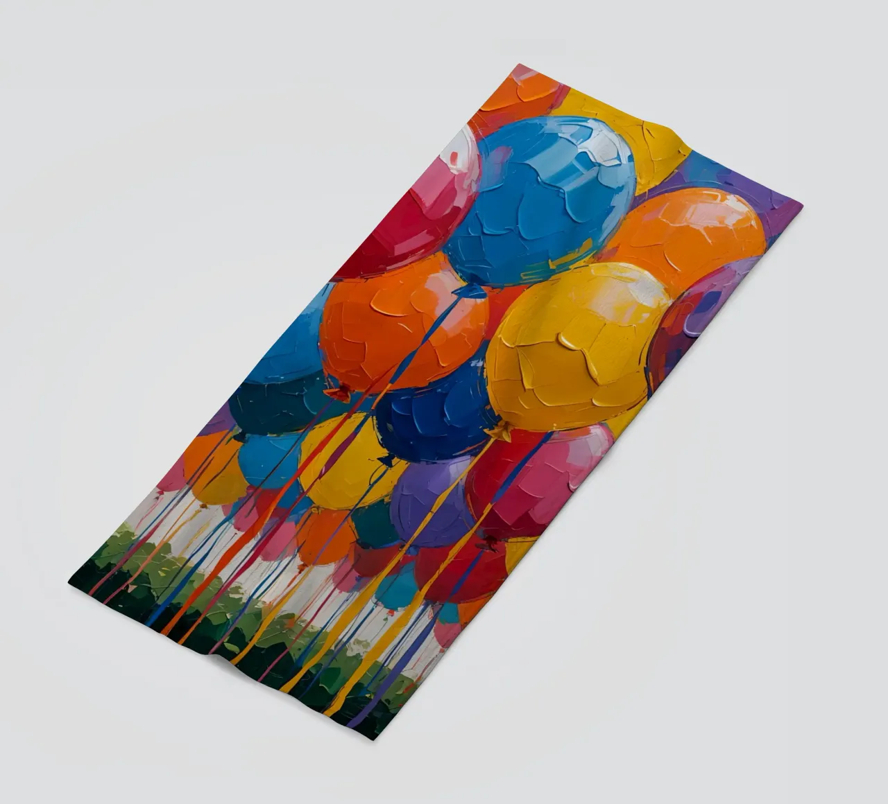 Cocktail splash con guarnizione di frutta e ghiaccio telo mare da DesignDoodle