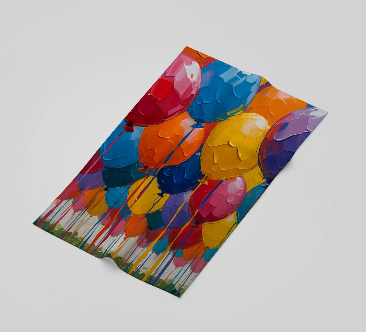 Cocktail splash con guarnizione di frutta e ghiaccio telo mare da DesignDoodle