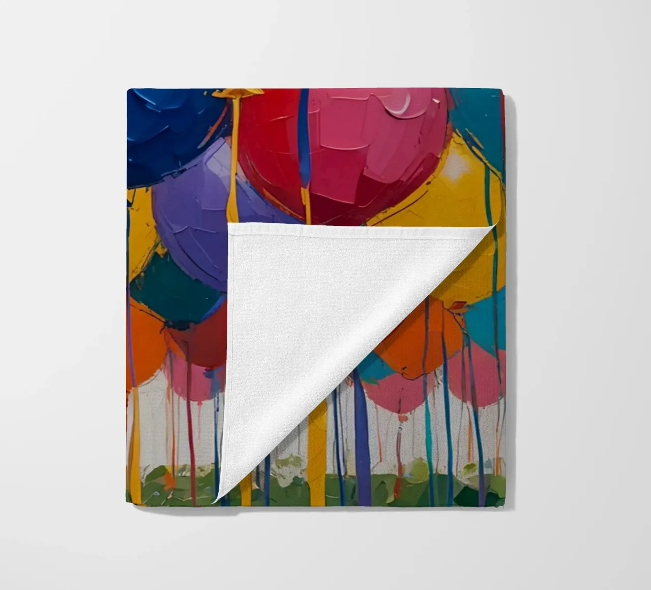 Cocktail splash con guarnizione di frutta e ghiaccio telo mare da DesignDoodle