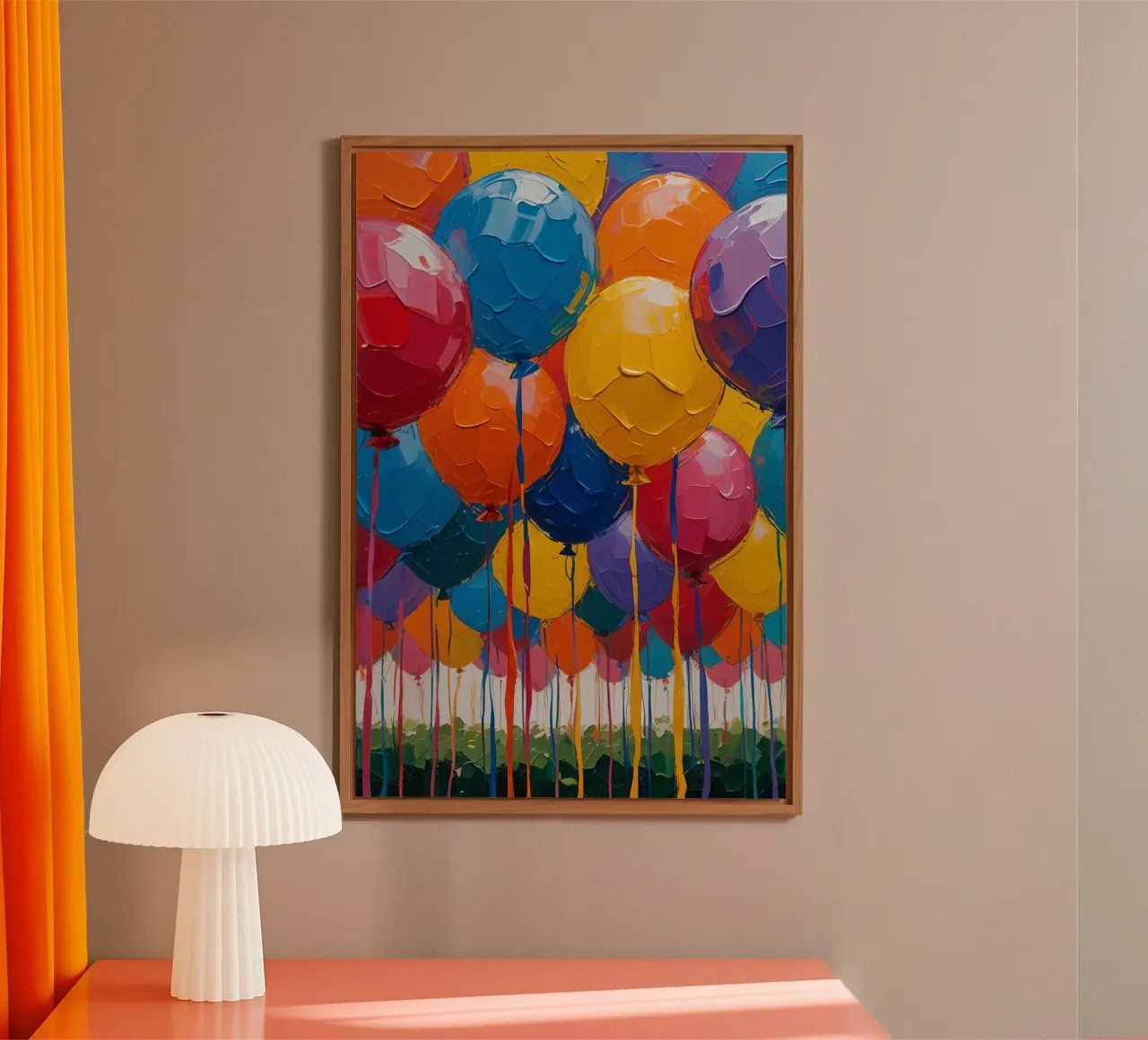Cocktail splash con guarnizione di frutta e ghiaccio alluminio dibond da DesignDoodle