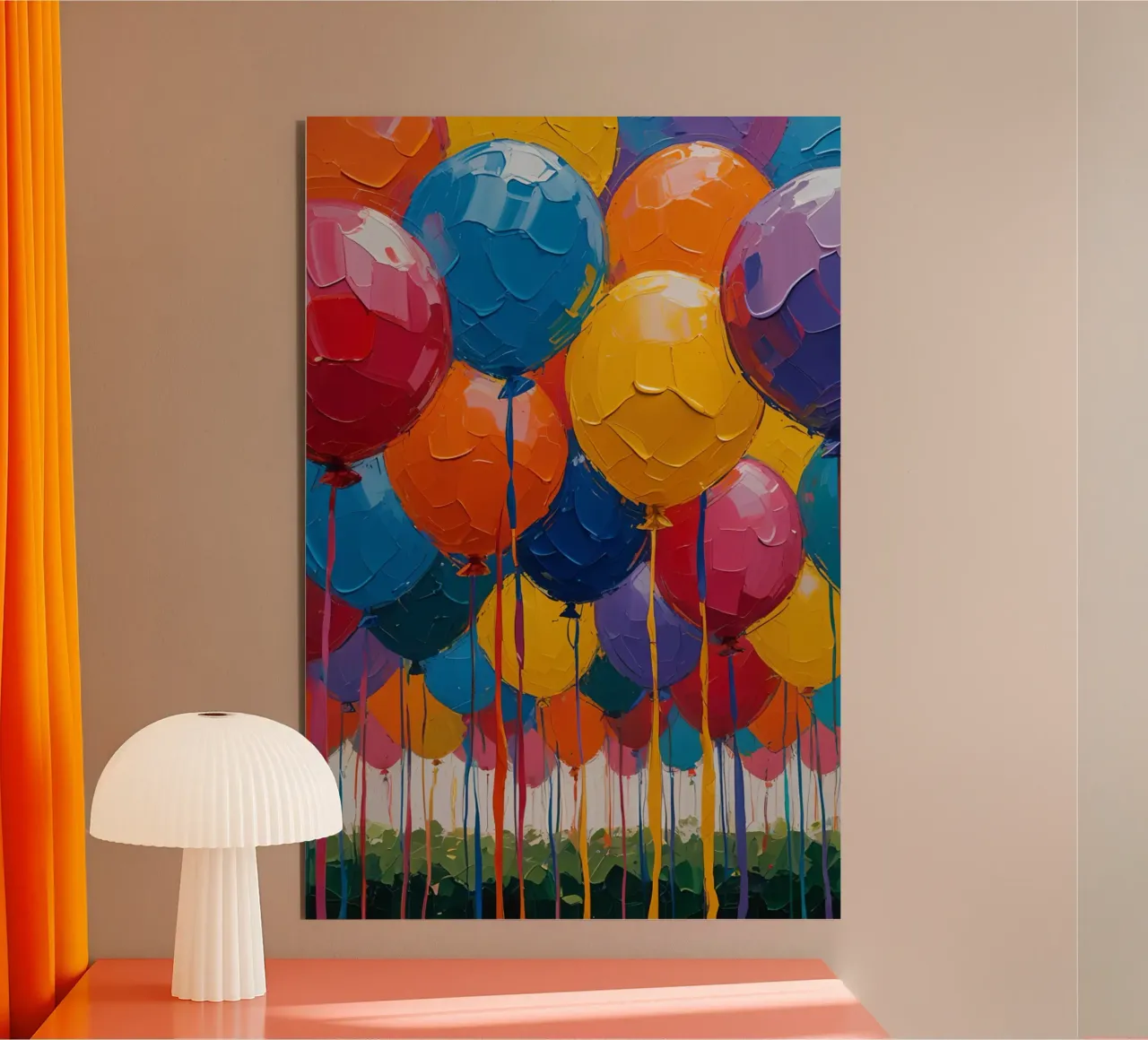 Cocktail splash con guarnizione di frutta e ghiaccio alluminio dibond da DesignDoodle