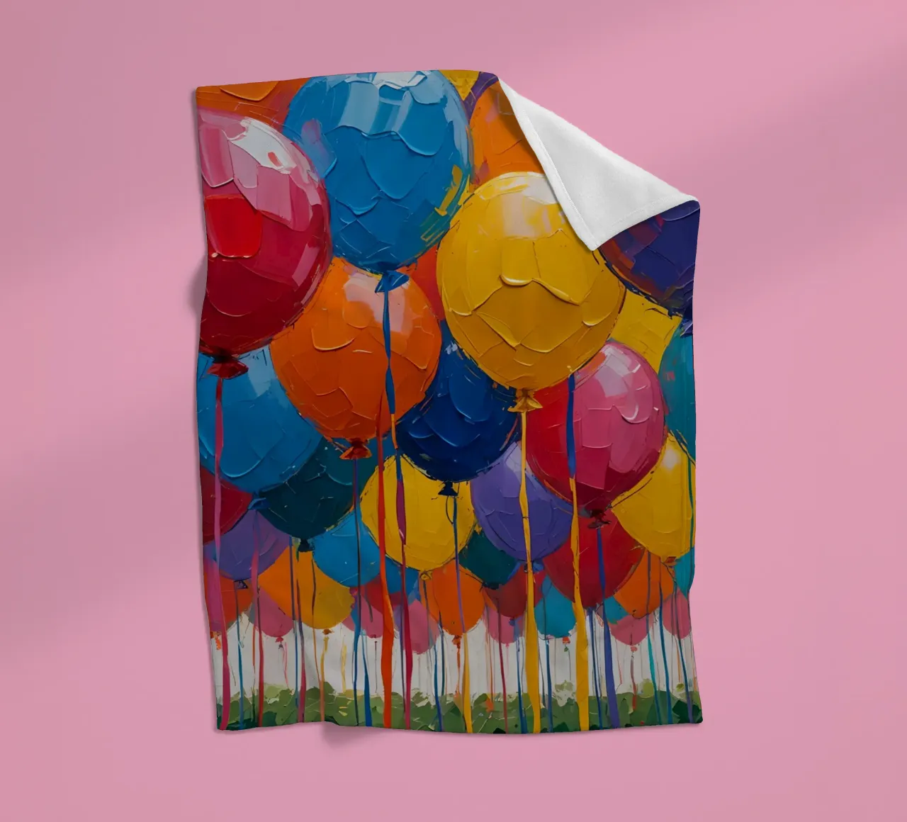 Cocktail splash con guarnizione di frutta e ghiaccio coperta in pile da DesignDoodle