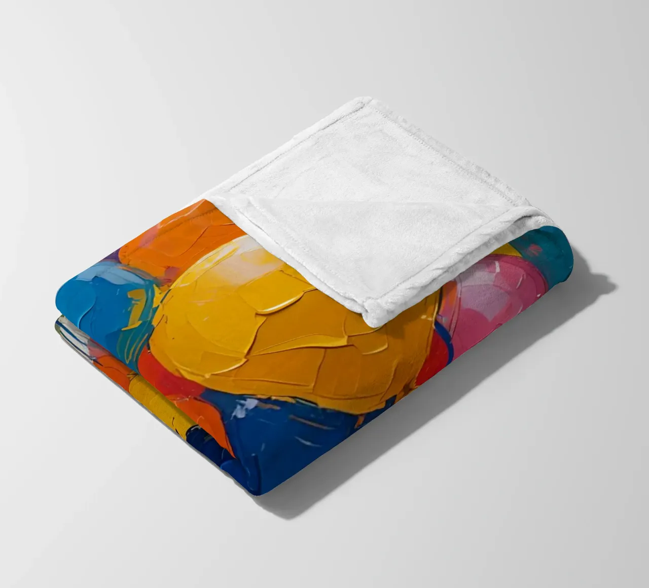 Cocktail splash con guarnizione di frutta e ghiaccio coperta in pile da DesignDoodle