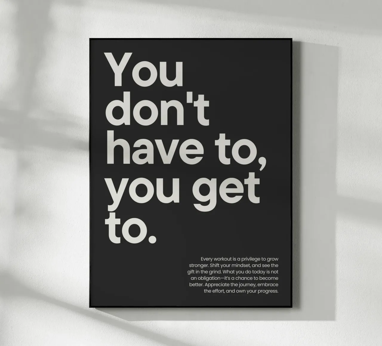 You don't have to, you get to plexiglass da NoordalLiving