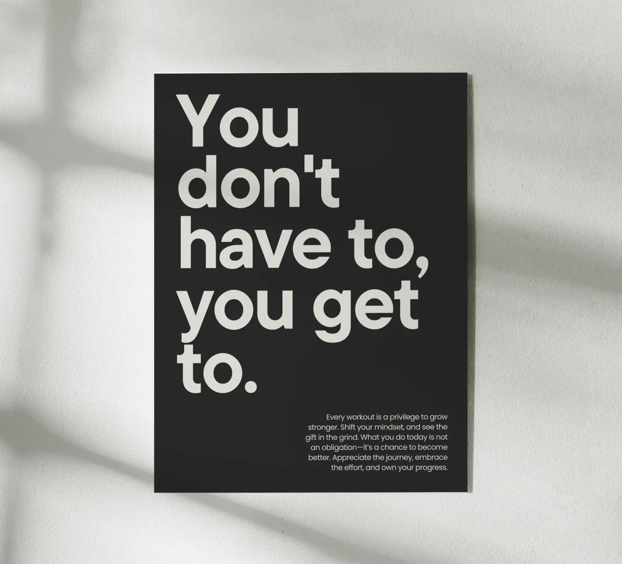 You don't have to, you get to plexiglass da NoordalLiving