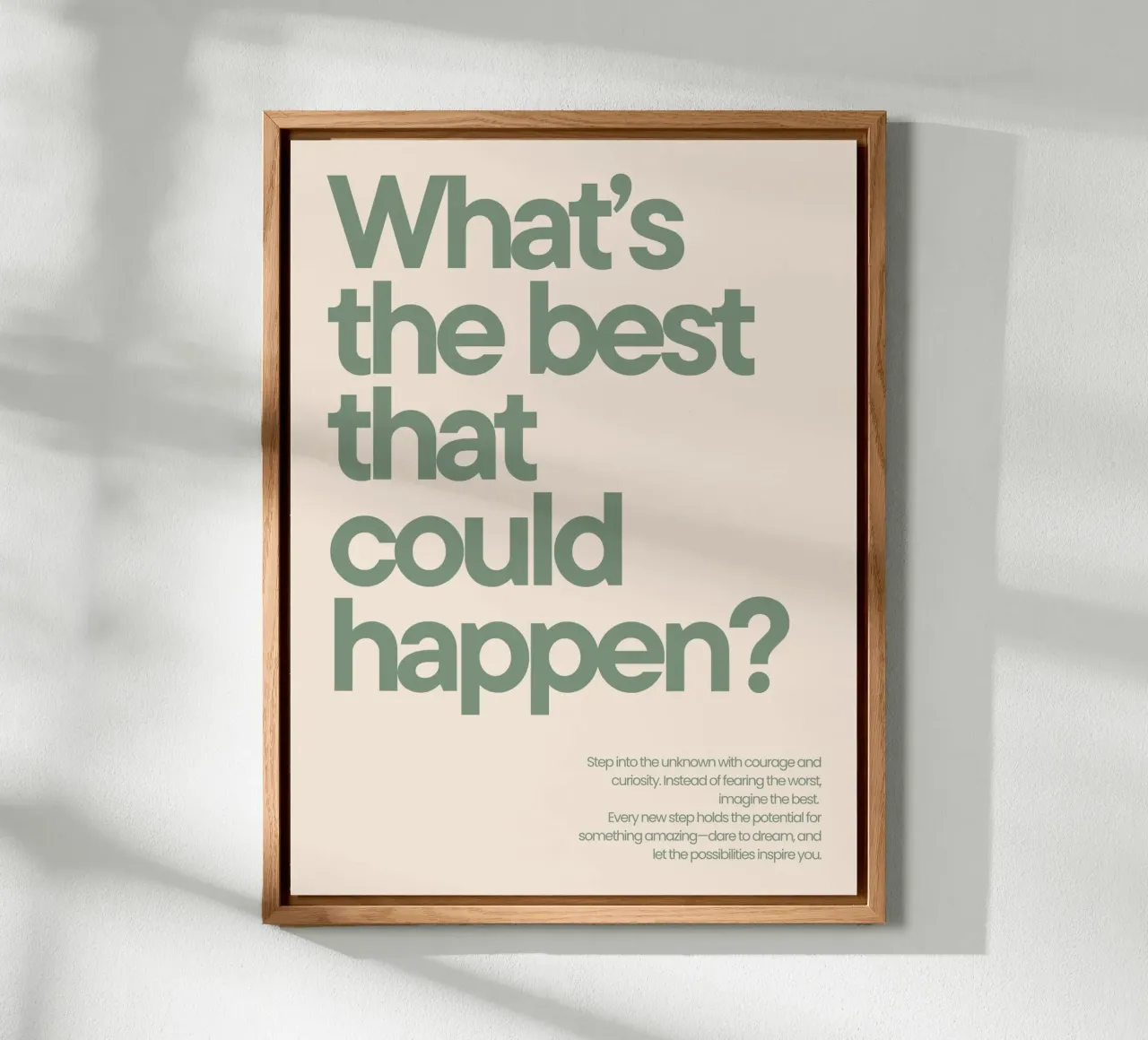 What's the best that could happen? alluminio dibond da NoordalLiving