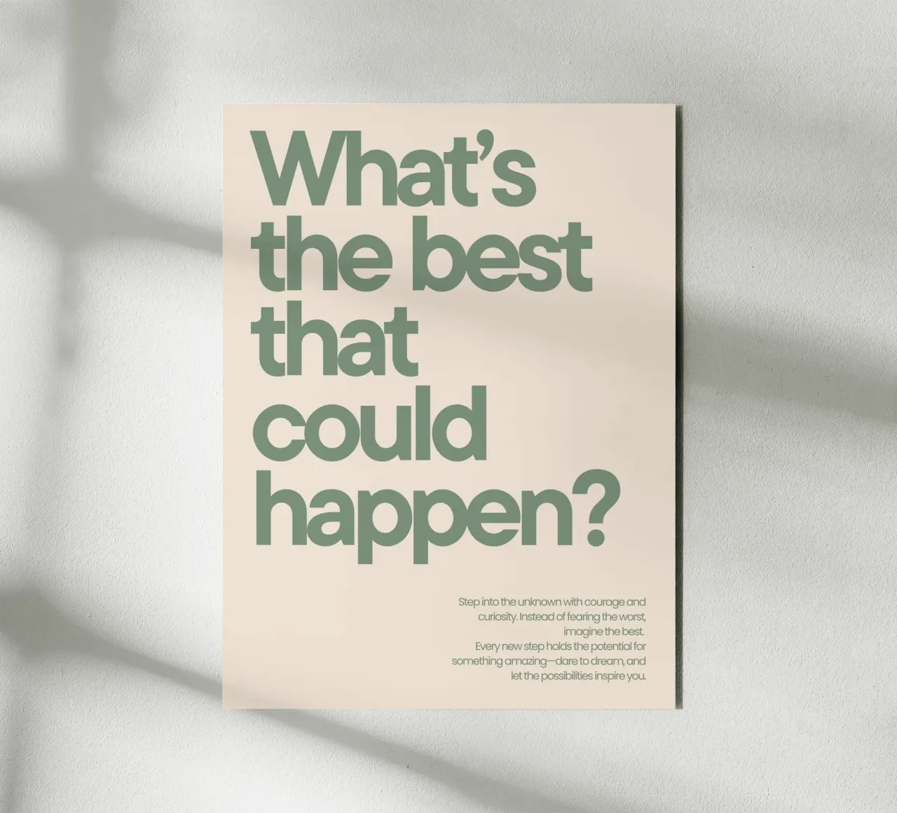 What's the best that could happen? alluminio dibond da NoordalLiving