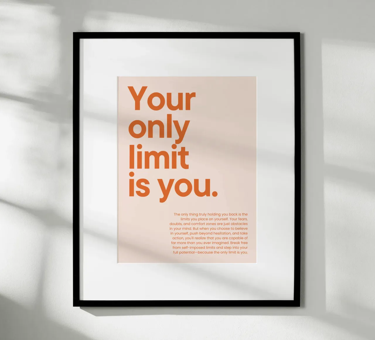 Your only limit is you Hahnemühle von NoordalLiving