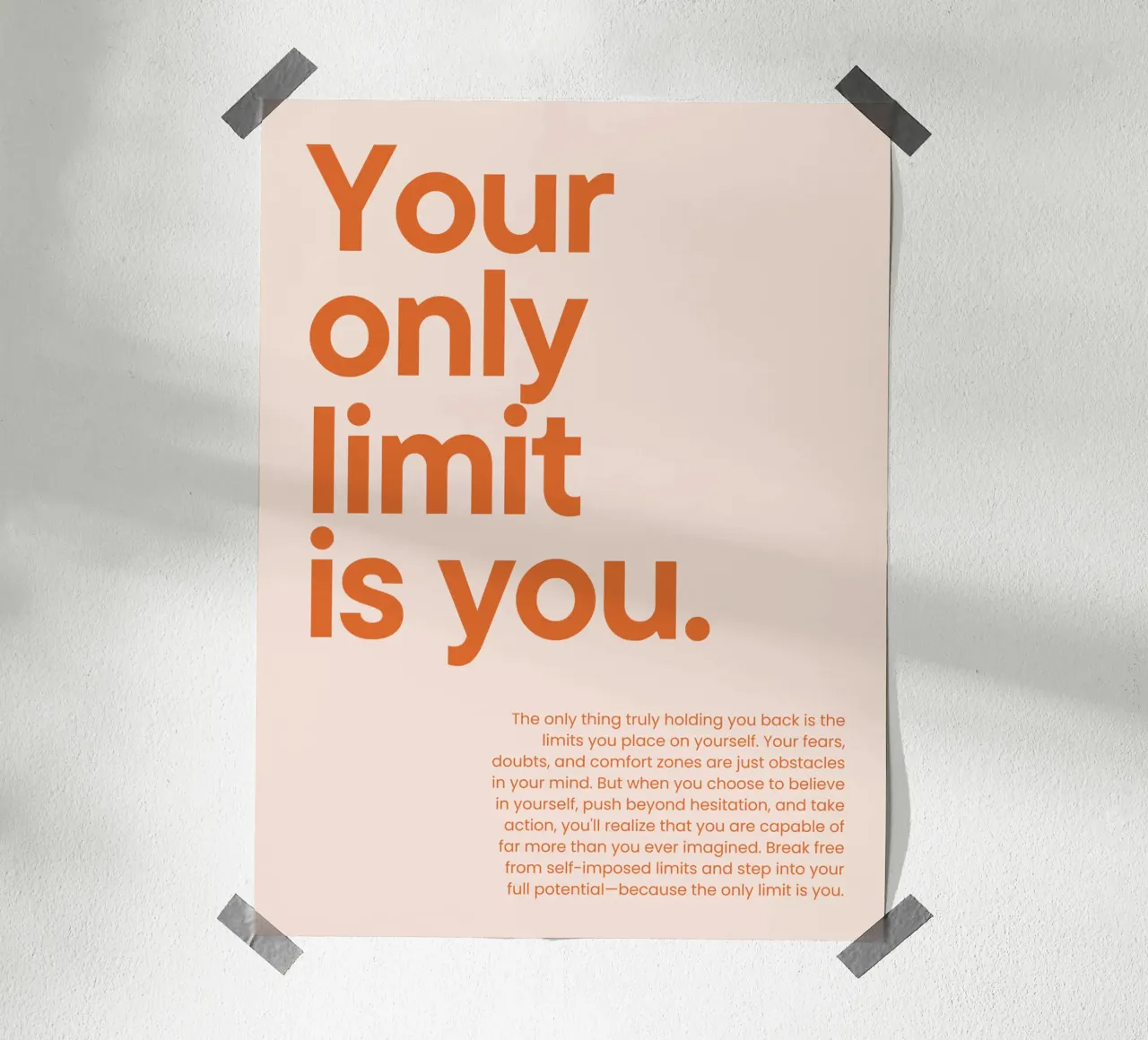 Your only limit is you Hahnemühle von NoordalLiving