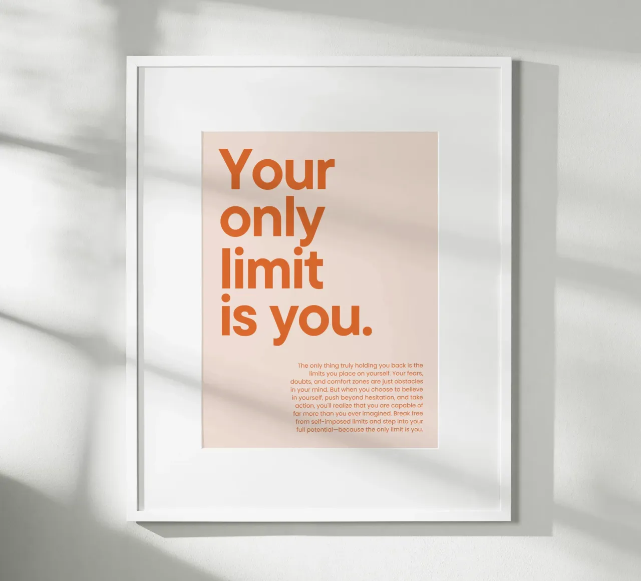 Your only limit is you Hahnemühle von NoordalLiving