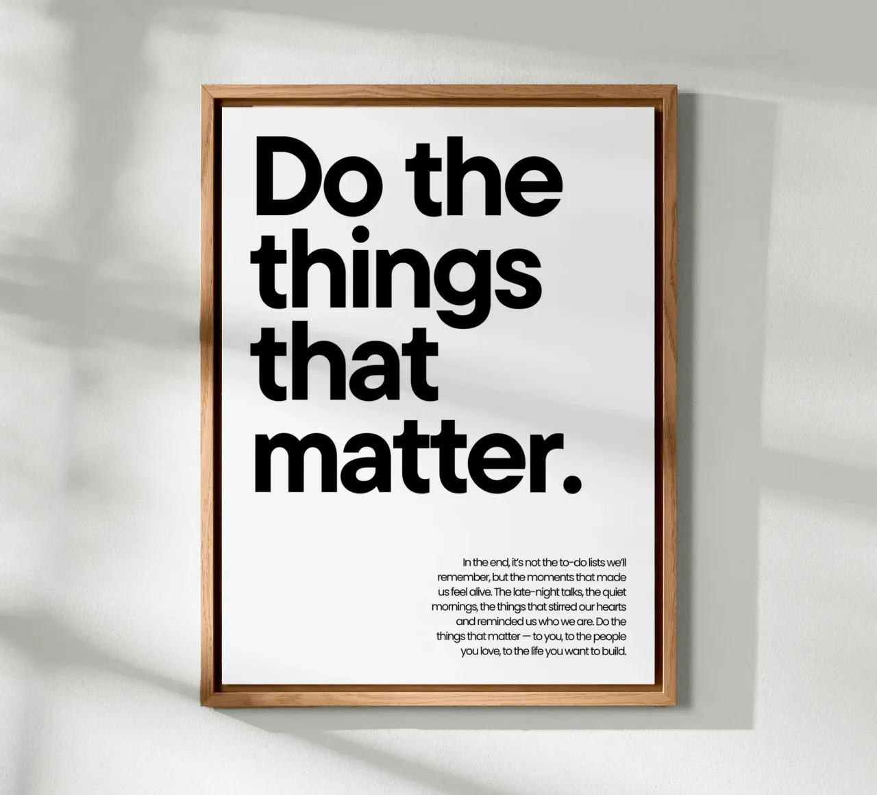 Do the things that matter aluminio dibond de NoordalLiving