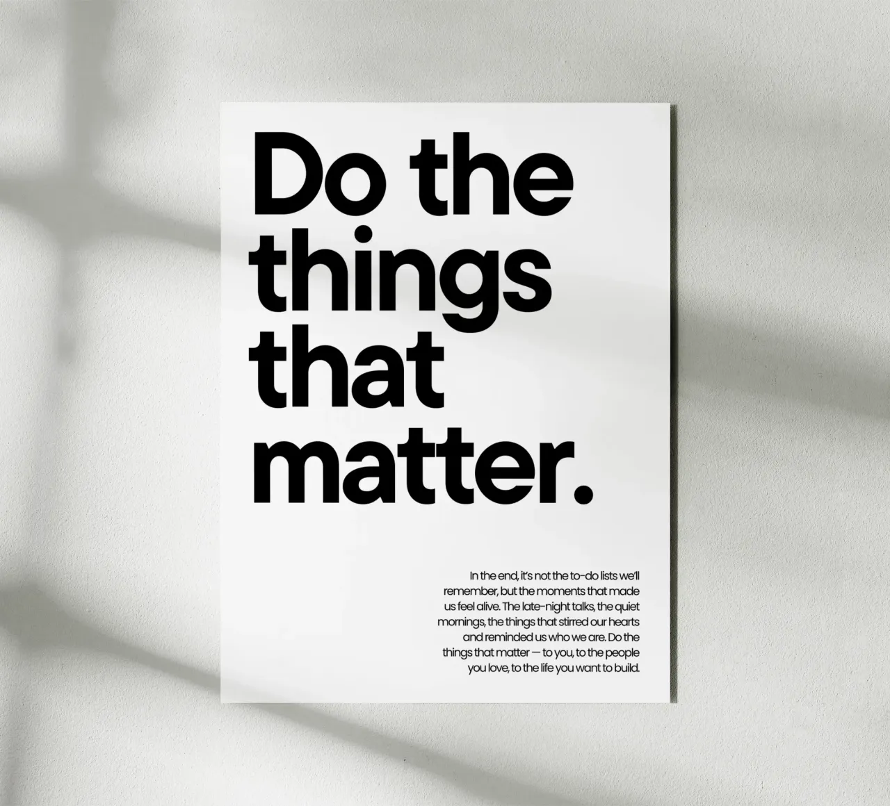Do the things that matter aluminio dibond de NoordalLiving
