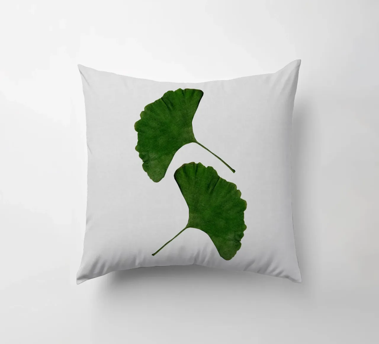 Foglia di ginkgo II cuscino da Orara Studio